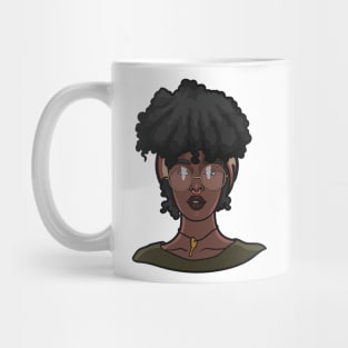 Black Woman Cute and Kinky Mug